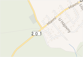 Pod Březinou v obci Horní Bezděkov - mapa ulice