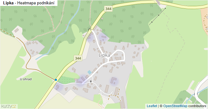 Lipka - mapa podnikání