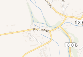 K Cihelně v obci Horní Bříza - mapa ulice