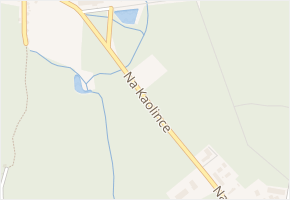 Na Kaolince v obci Horní Bříza - mapa ulice