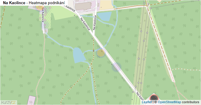 Na Kaolince - mapa podnikání