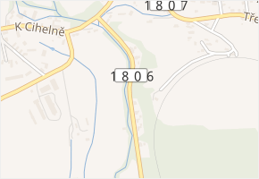 Pod Horami v obci Horní Bříza - mapa ulice