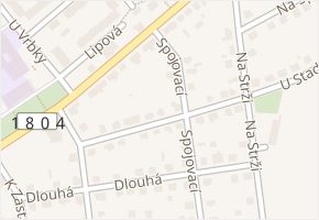 Politických vězňů v obci Horní Bříza - mapa ulice