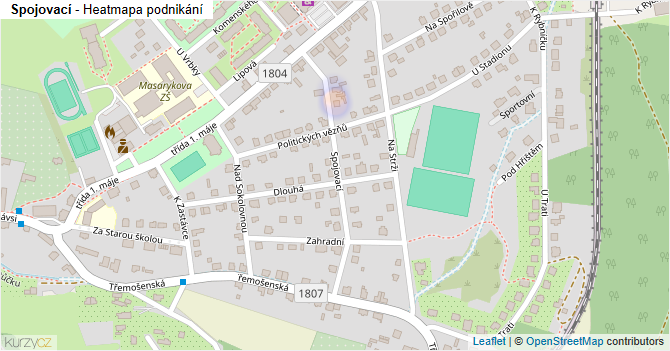 Spojovací - mapa podnikání