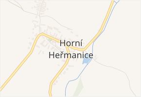 Horní Heřmanice v obci Horní Heřmanice - mapa části obce