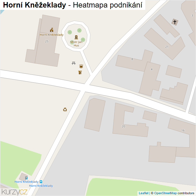 Mapa Horní Kněžeklady - Firmy v obci.