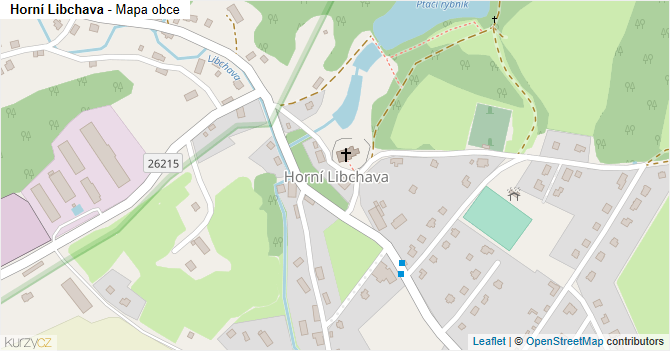 Horní Libchava - mapa obce