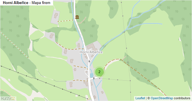 Horní Albeřice - mapa firem