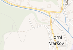Josefa Tippelta v obci Horní Maršov - mapa ulice
