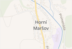 Lukášova v obci Horní Maršov - mapa ulice