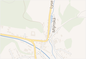 Pod Třešňovkou v obci Horní Maršov - mapa ulice