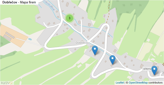 Dobřečov - mapa firem