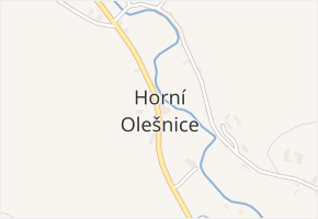 Horní Olešnice v obci Horní Olešnice - mapa části obce