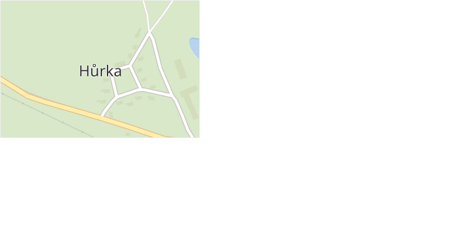 Hůrka v obci Horní Planá - mapa části obce