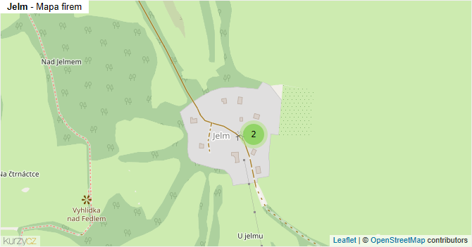 Jelm - mapa firem
