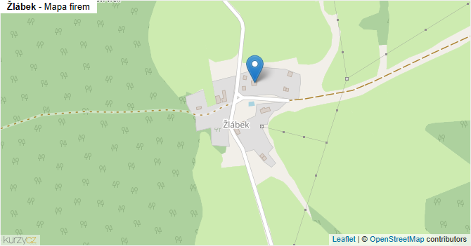 Žlábek - mapa firem