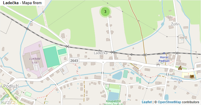 Ladečka - mapa firem