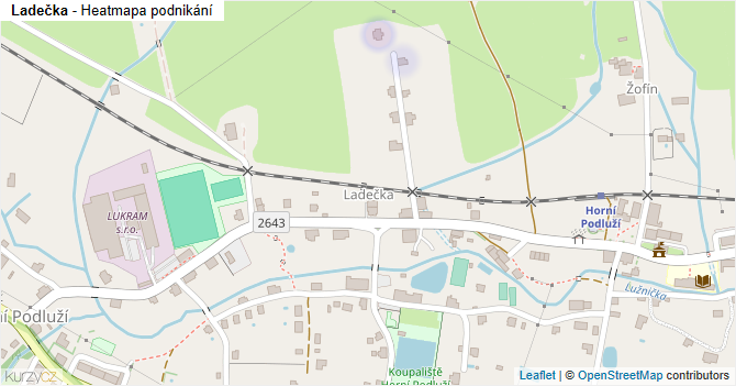 Ladečka - mapa podnikání