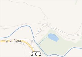 Stoupno v obci Horní Police - mapa ulice