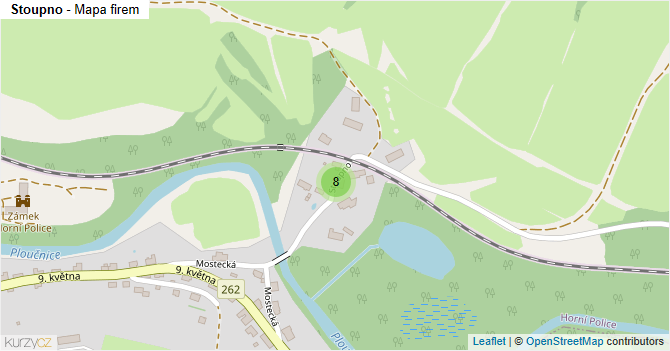 Stoupno - mapa firem