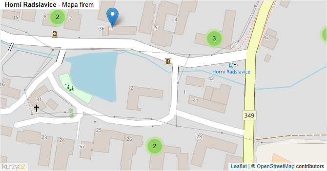 Horní Radslavice - mapa firem