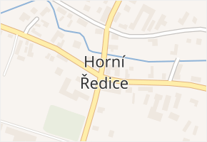 Horní Ředice v obci Horní Ředice - mapa části obce