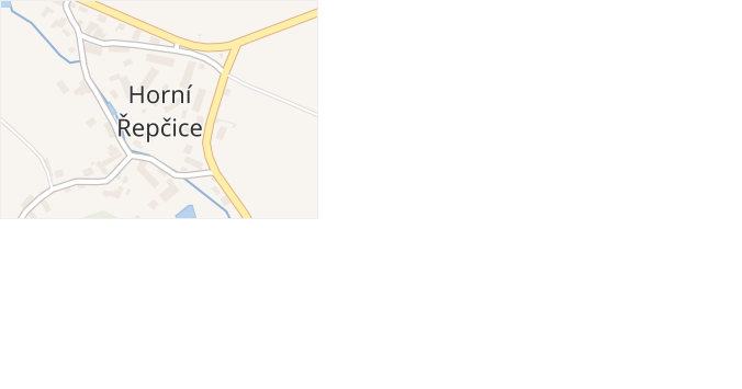 Horní Řepčice v obci Horní Řepčice - mapa části obce
