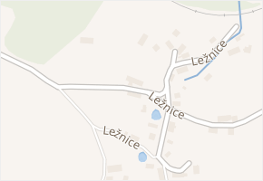 Ležnice v obci Horní Slavkov - mapa ulice