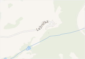Ležnička v obci Horní Slavkov - mapa ulice