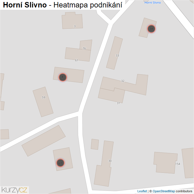Mapa Horní Slivno - Firmy v obci.