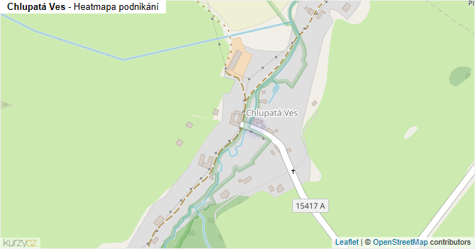 Chlupatá Ves - mapa podnikání