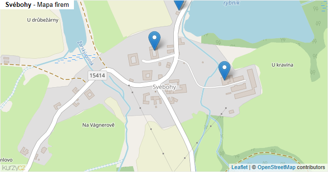 Svébohy - mapa firem