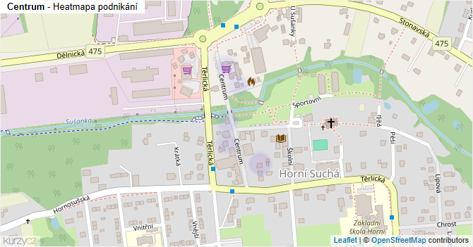 Centrum - mapa podnikání