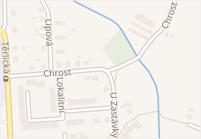 Chrost v obci Horní Suchá - mapa ulice