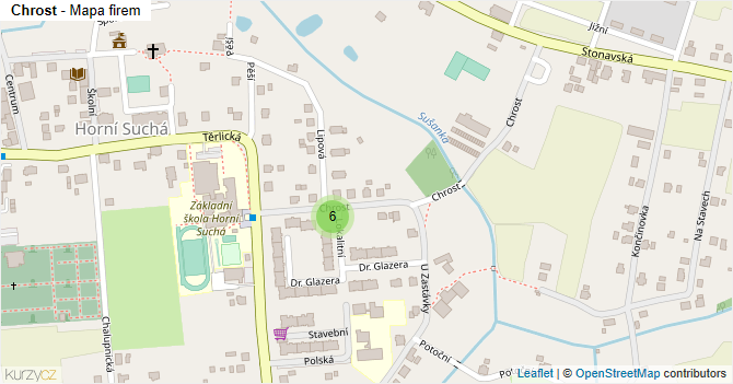 Chrost - mapa firem