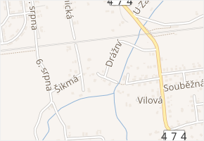 Drážní v obci Horní Suchá - mapa ulice