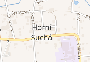 Horní Suchá v obci Horní Suchá - mapa části obce