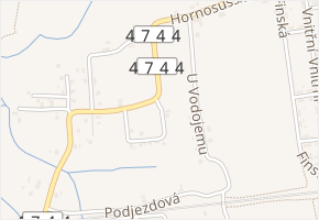 Rámová v obci Horní Suchá - mapa ulice