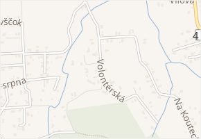 Volontérská v obci Horní Suchá - mapa ulice