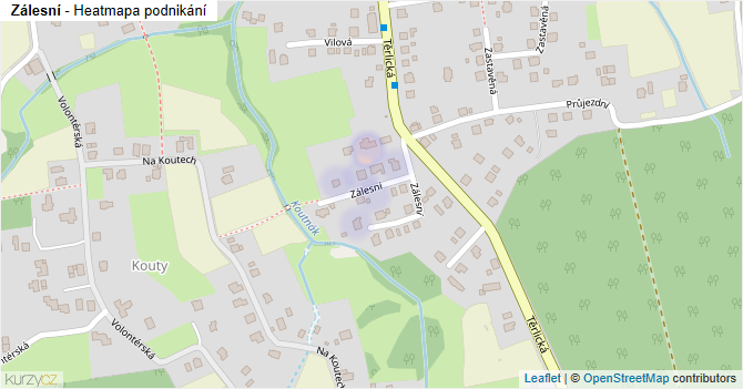 Zálesní - mapa podnikání