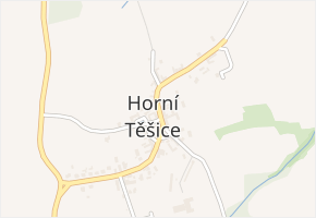 Horní Těšice v obci Horní Těšice - mapa části obce