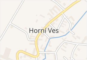 Horní Ves v obci Horní Ves - mapa části obce