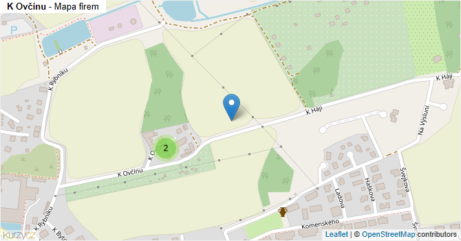 K Ovčínu - mapa firem