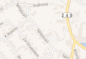 Spojovací v obci Horoměřice - mapa ulice