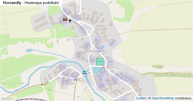 Horosedly - mapa podnikání