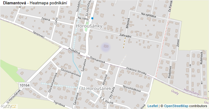 Diamantová - mapa podnikání