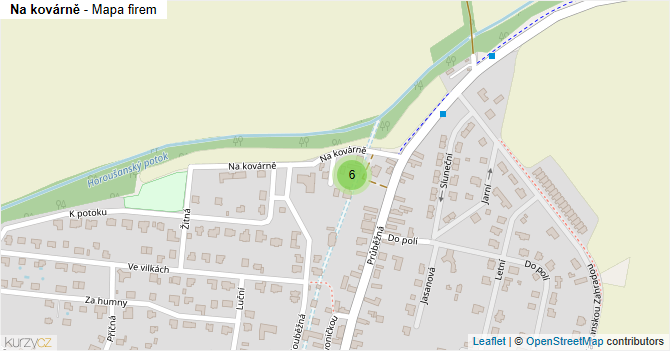 Na kovárně - mapa firem
