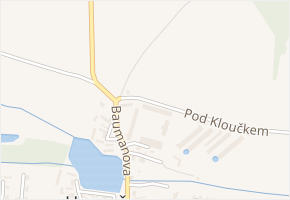 Pod Kloučkem v obci Horoušany - mapa ulice