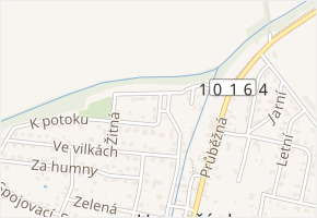Severní v obci Horoušany - mapa ulice
