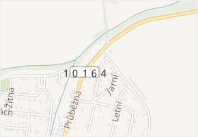 Sluneční v obci Horoušany - mapa ulice